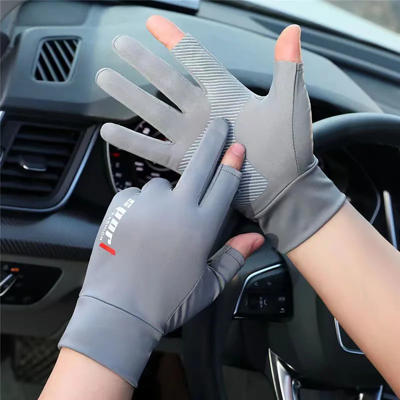 Spearfishing Glove - Halbfinger-Fahrradhandschuhe aus Eisseide für Männer und