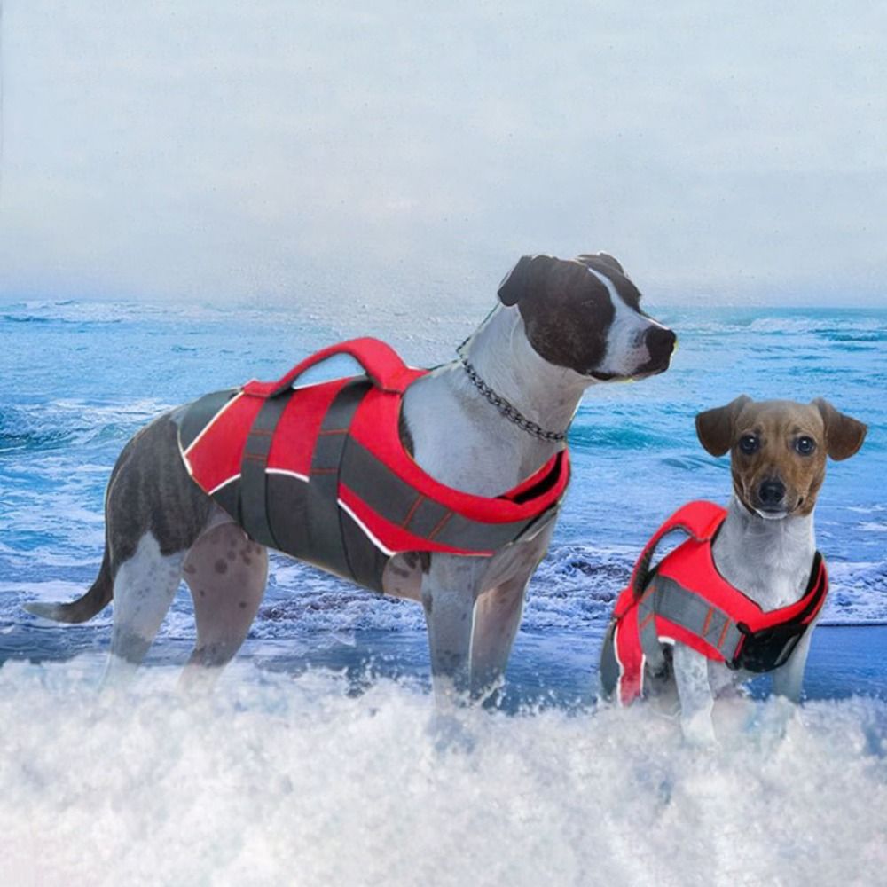 Life Jacket Buoyancy - Reflektierende Hunde-Schwimmweste, verstellbare, atmungsaktive Sicherheitsweste für