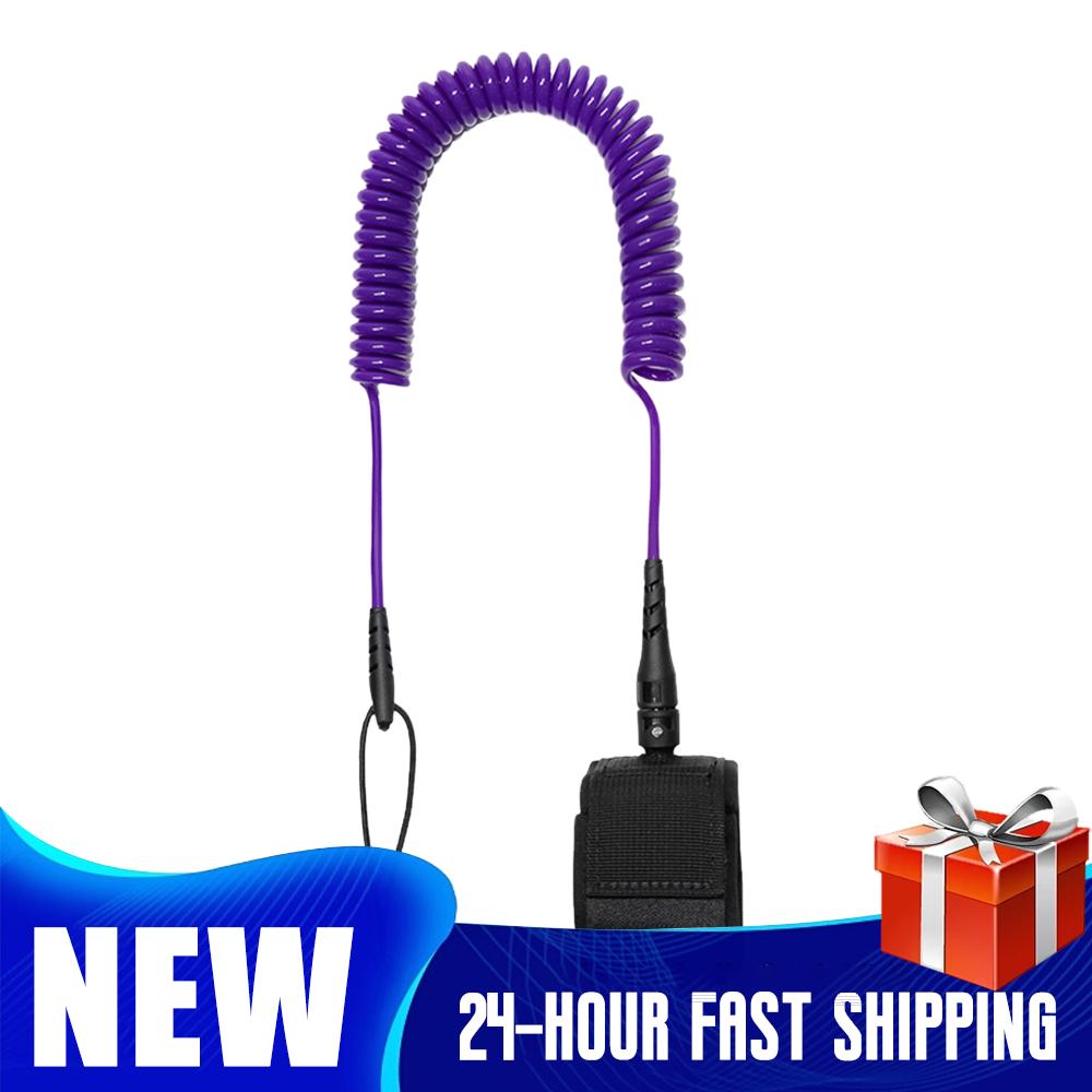 Stand Up Paddle Leash - Gewickelte SUP-Leash Stand-Up-Paddle-Board Beinband Surfbrett-Leash für