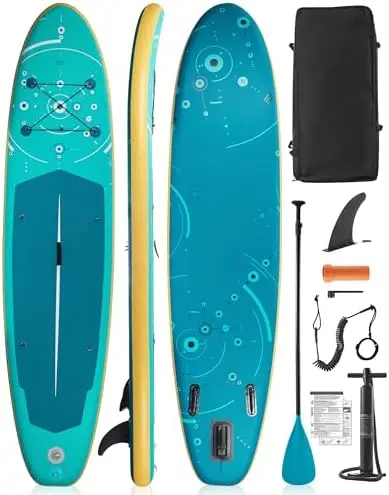 Stand Up Paddle Leash - Extra breites aufblasbares Stand-Up-Paddle-Board, SUP-Board mit