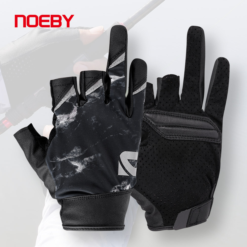 Spearfishing Glove - Noeby Halbfinger-Angelhandschuhe UPF50+, Sonnenschutz, UV-Schutz, schnell