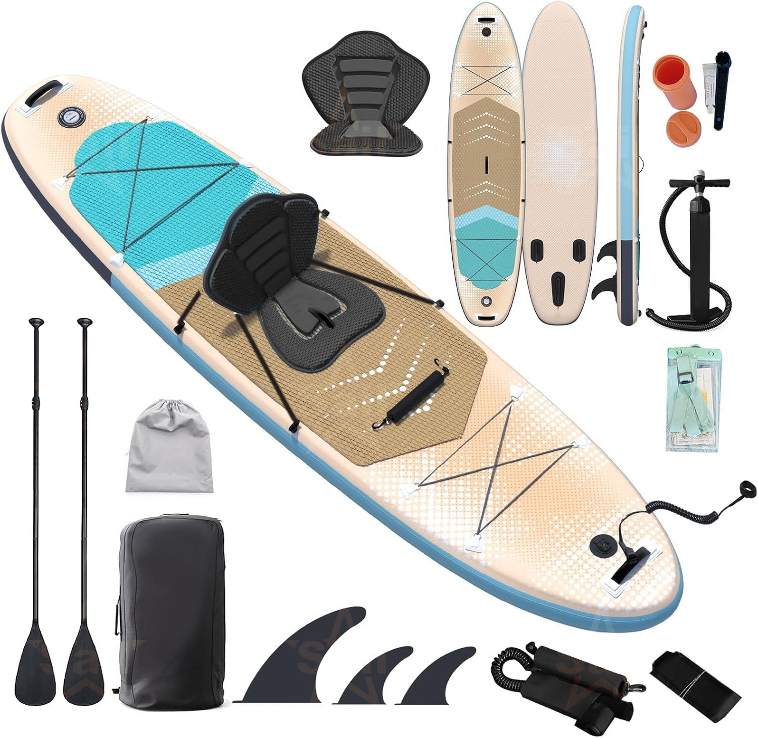 Multifunktionales aufblasbares – Stand Up Paddle Leash Bewertung und Preis