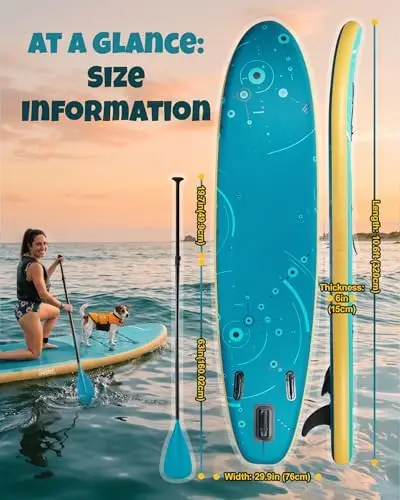 Extra breites aufblasbares Sta – Stand Up Paddle Leash Bewertung und Preis